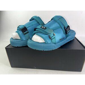NEW Seichi Yoroi V2 Sandals Shoes Mens Sz 12 Rare Forest Green Blue Street Slide